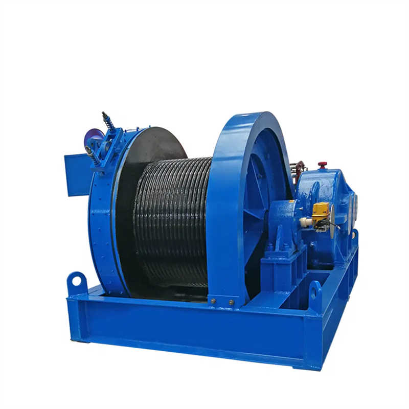 5 Ton Double-Drum Mining Winch with Robust Gear System