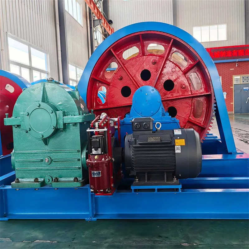 1 Ton Capacity Electric Single-Drum Winch with Wire Rope