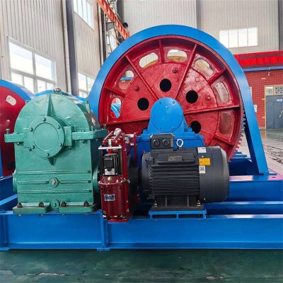 Robust Single-Drum Mining Winch with Thermal Protection System