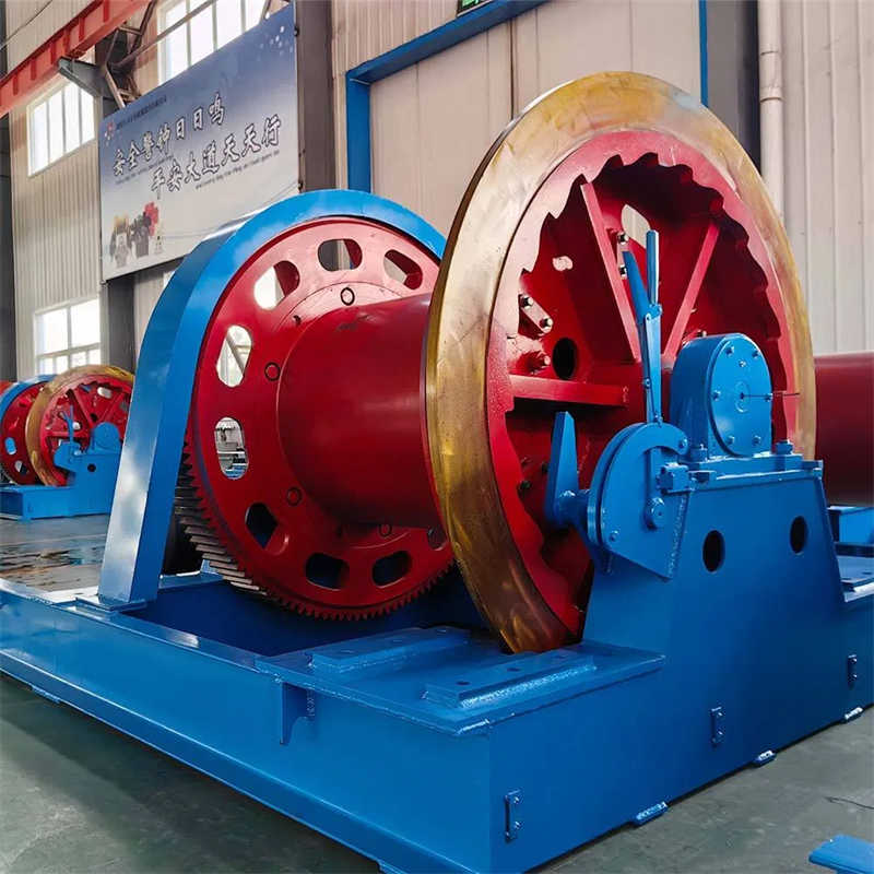 Robust Single-Drum Mining Winch with Thermal Protection System