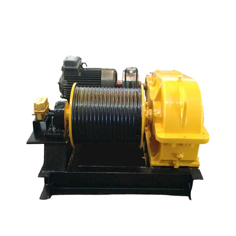 Portable Electric Slow-Speed Winch with Automatic Braking System