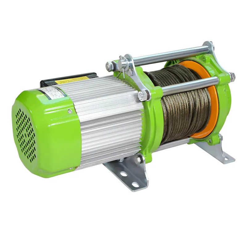 Aluminum Shell Electric Wire Rope Hoist, 1 Ton to 1.5 Ton Capacity Available