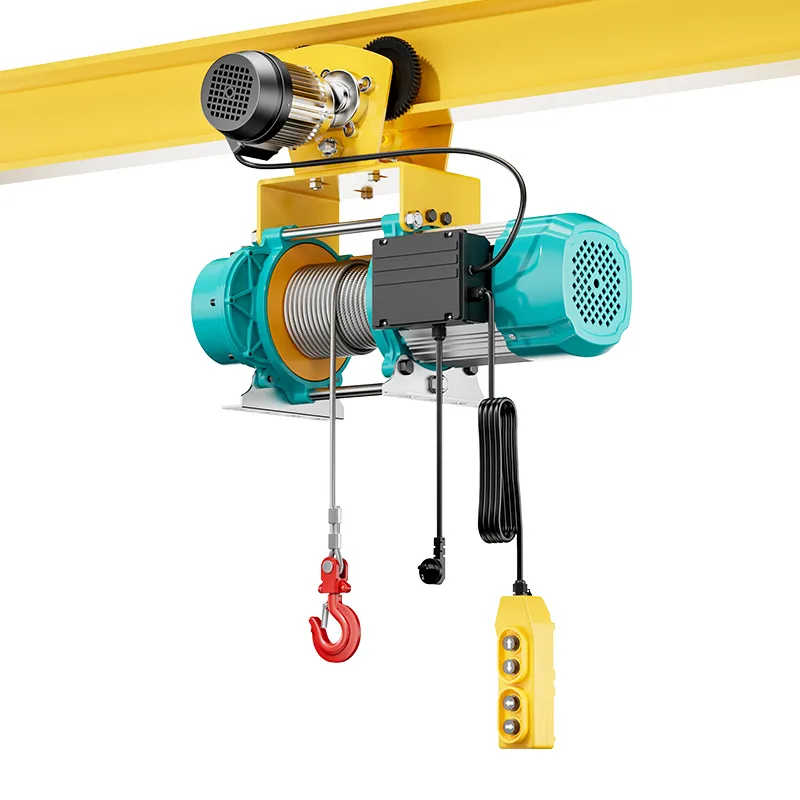 Industrial 1 Ton Electric Wire Rope Hoist with 30m or 60m Rope Option