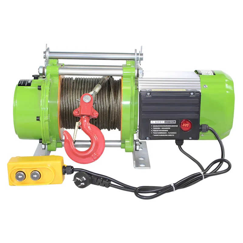 Industrial 1 Ton Electric Wire Rope Hoist with 30m or 60m Rope Option
