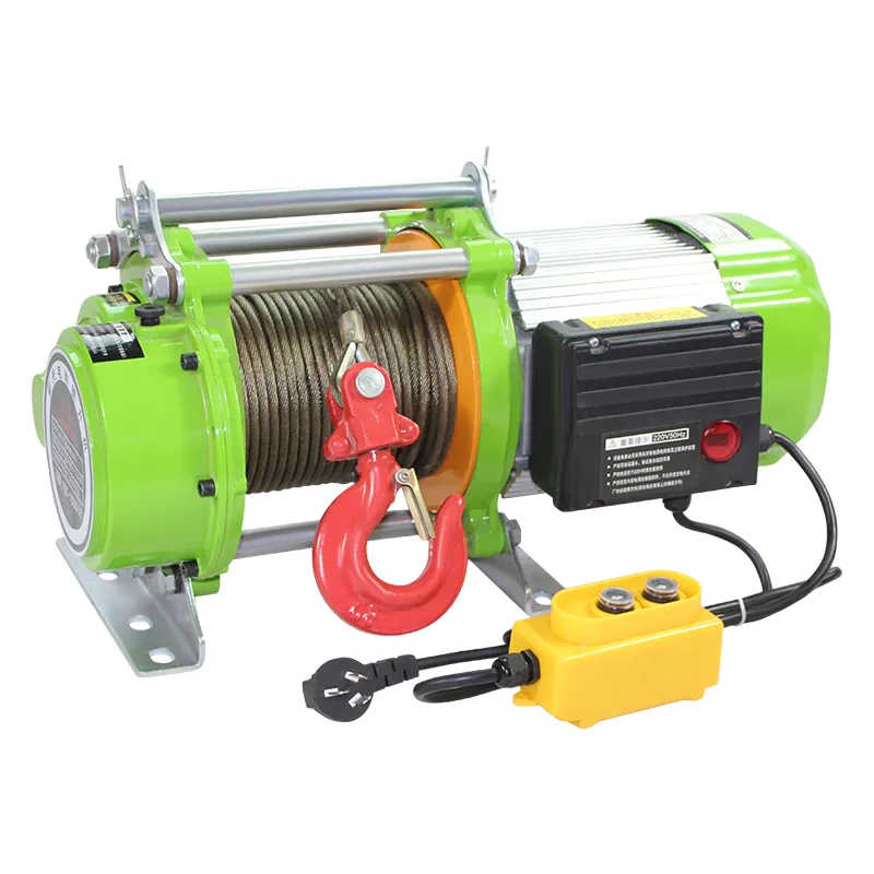 Industrial 1 Ton Electric Wire Rope Hoist with 30m or 60m Rope Option