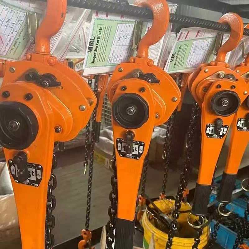 Heavy-Duty Lever Hoist with Safety Lock for Secure Industrial Lifting