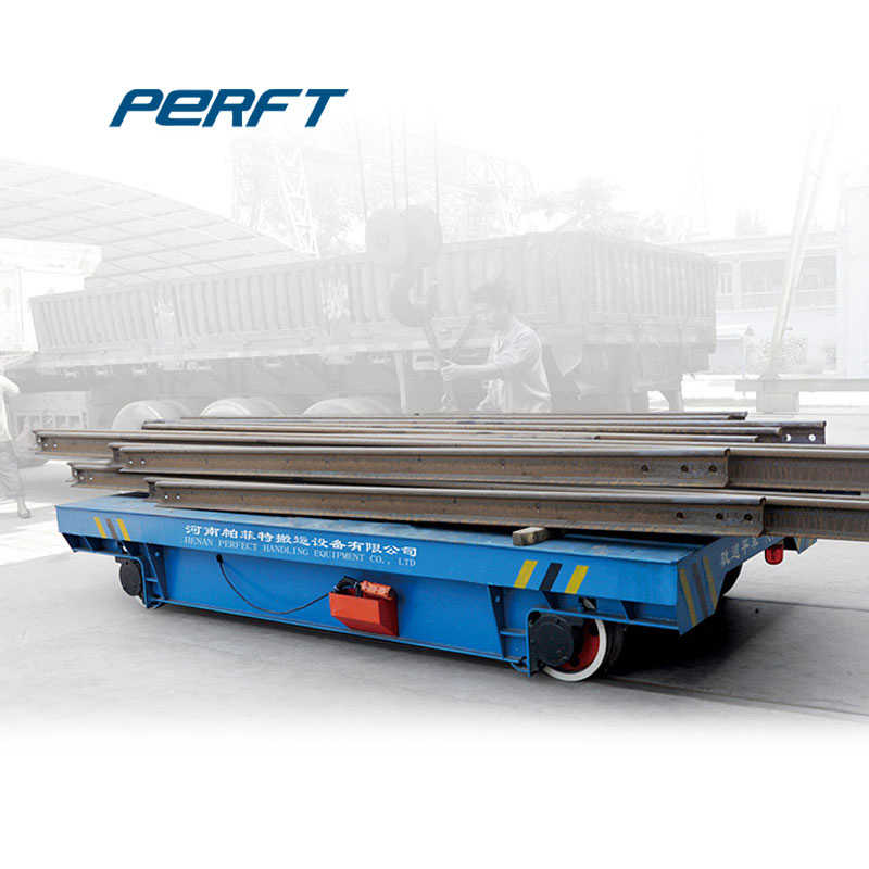 Heavy-Duty Rail Transfer Cart for Steel Plant Material Handling Systems