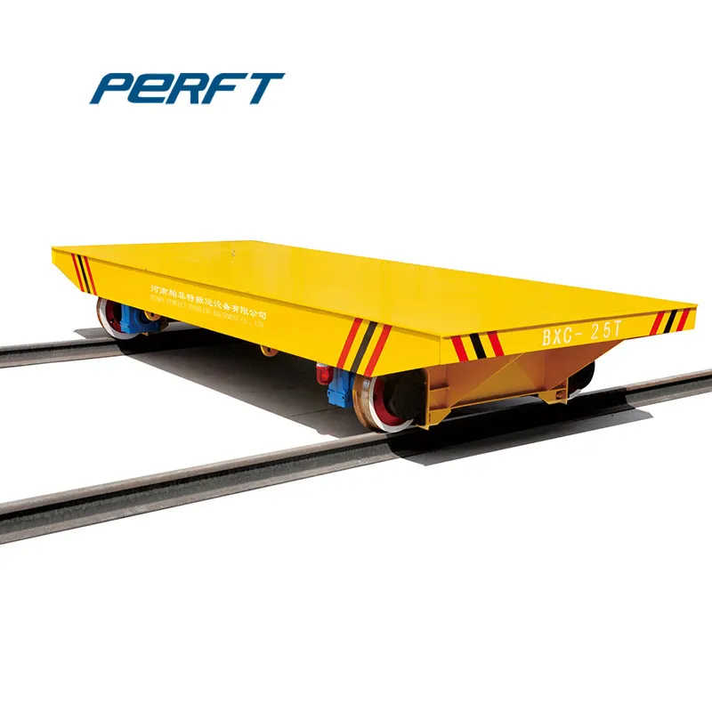 Heavy-Duty Rail Transfer Cart for Steel Plant Material Handling Systems