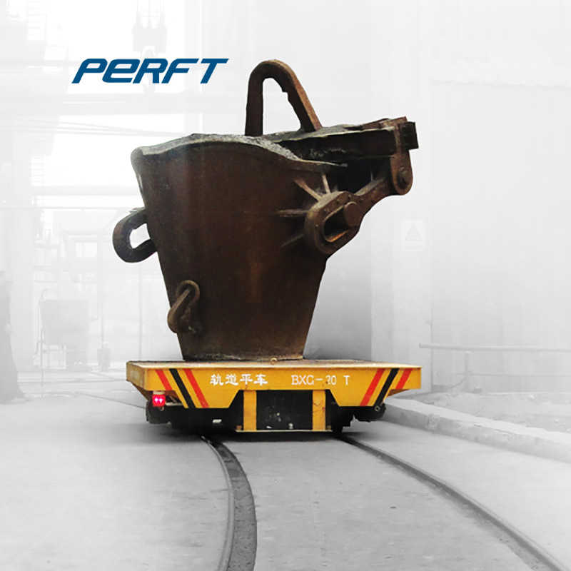 Industrial Rail Transfer Cart for Efficient Steel Material Transport