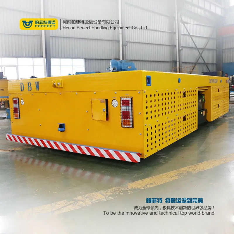 Heavy-Duty Trackless Transfer Cart with Remote Control, 35T Load Capacity