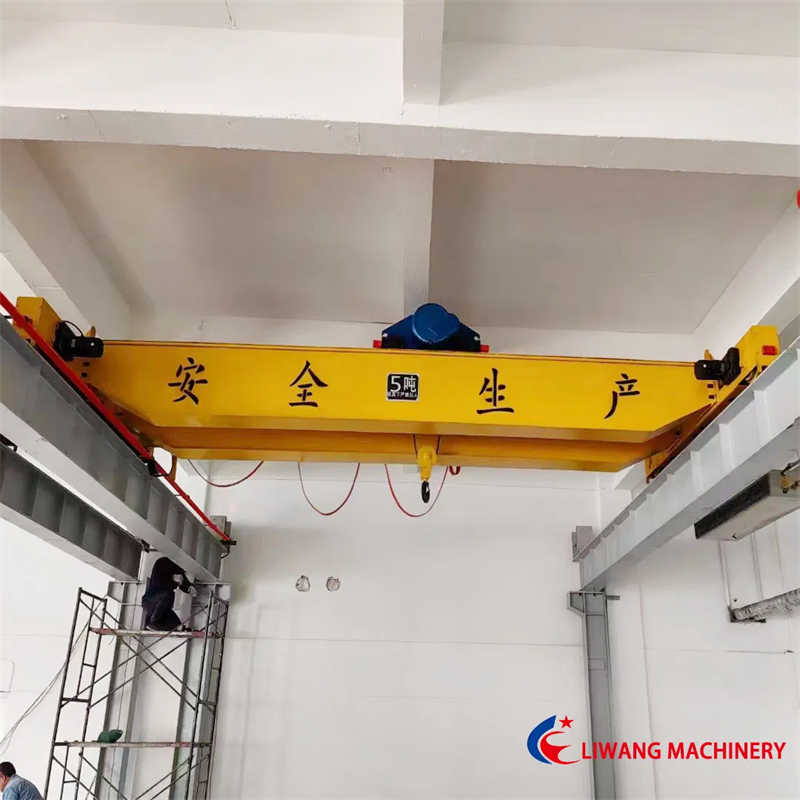 Double Beam Bridge Crane for Heavy-Duty Construction and Manufacturing