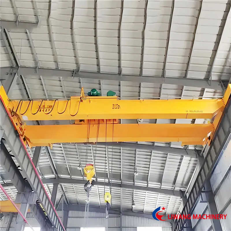 High-Quality Double Girder Overhead Traveling Crane with Standard Hook