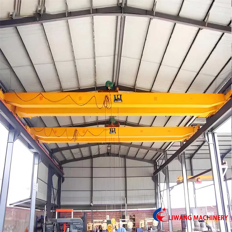 Efficient Double Beam Bridge Crane for Workshops, Warehouses, and Steel Plants