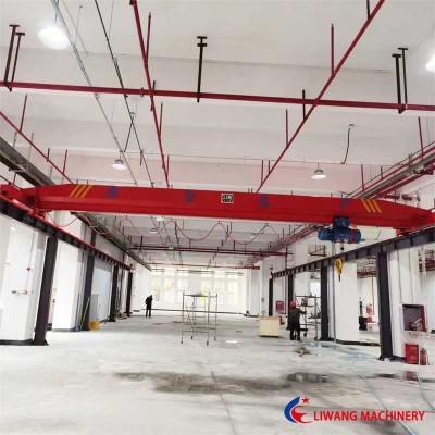 Light Duty Single Girder Overhead Crane, 2-10 Ton Capacity with Electric Hoist