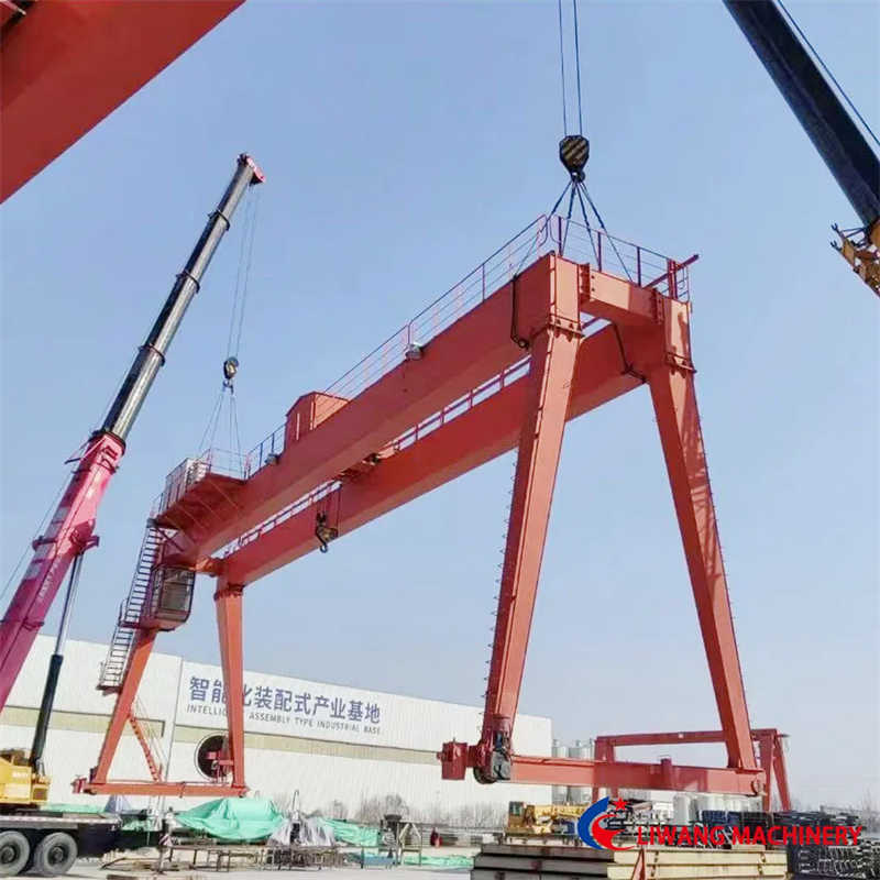 General Purpose Double Beam Gantry Crane, Durable Construction for Lifting