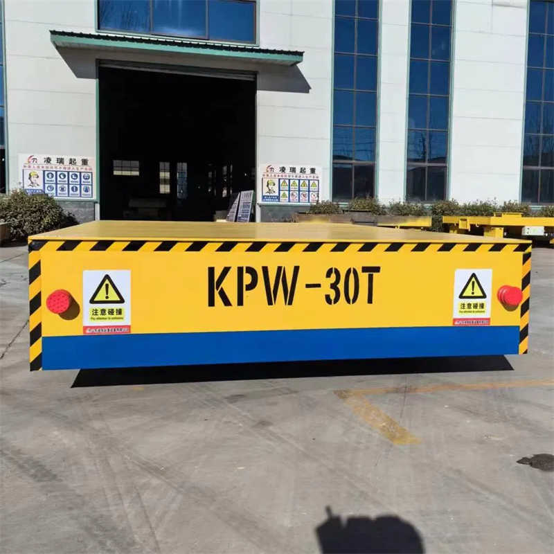 High Capacity Trackless Transfer Cart for Heavy Load Material Transport