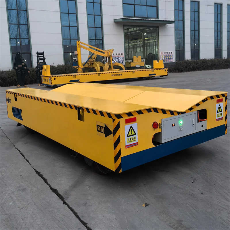 Electric Rail Transfer Cart System for Efficient Factory Logistics