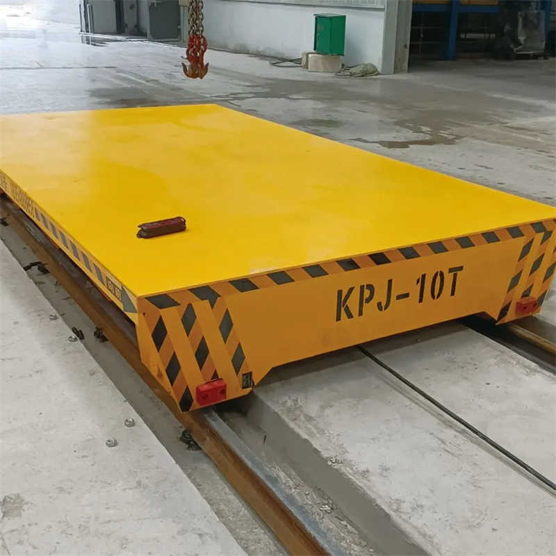Electric Rail Transfer Cart System for Efficient Factory Logistics
