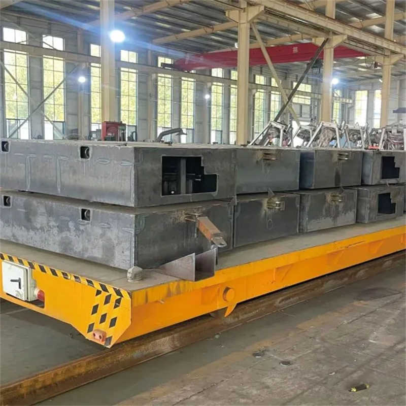 Customizable Rail Transfer Cart Solutions for Manufacturing and Warehousing