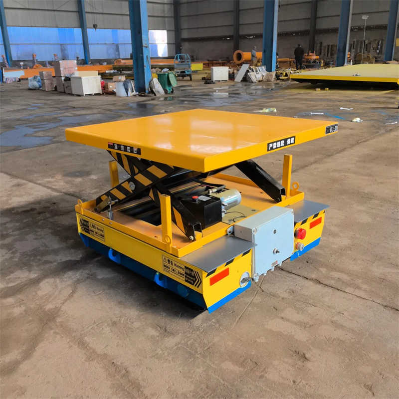 Electric Hydraulic Lift Transfer Cart with Robust Lifting System