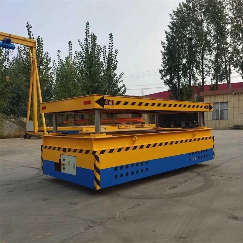 Customizable Hydraulic Lift Transfer Cart for Versatile Load Movement