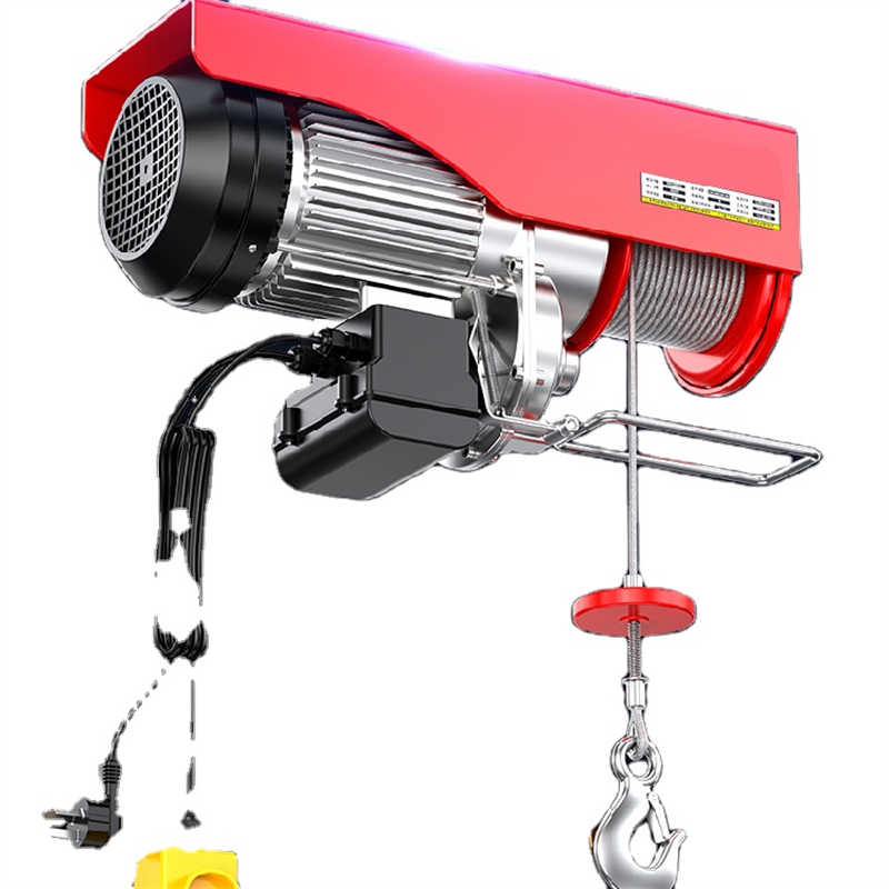 Reliable Mini Electric Hoist with Safety Hook for Secure Material Handling