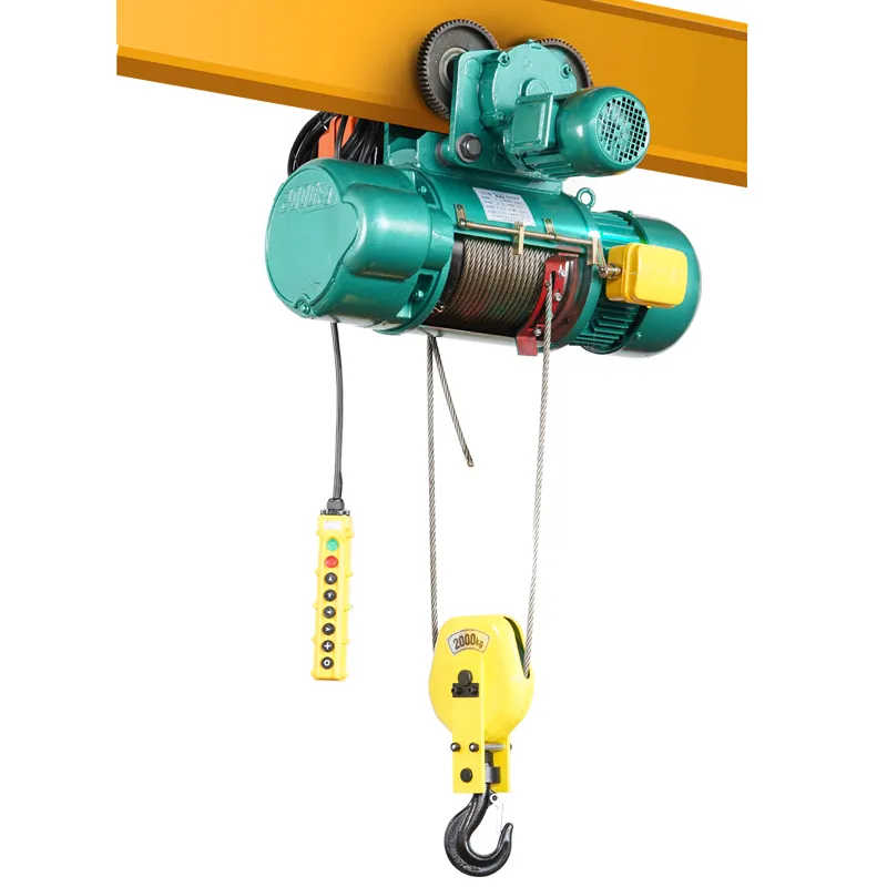 Versatile Electric Wire Rope Hoist with Customizable Lifting Height and Capacity