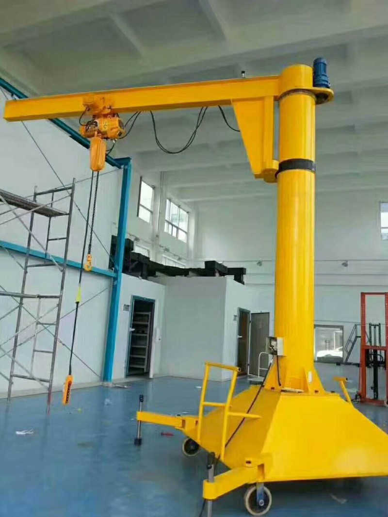 Mobile Jib Crane with 360 Degree Rotation for Flexible Workshop Lifting