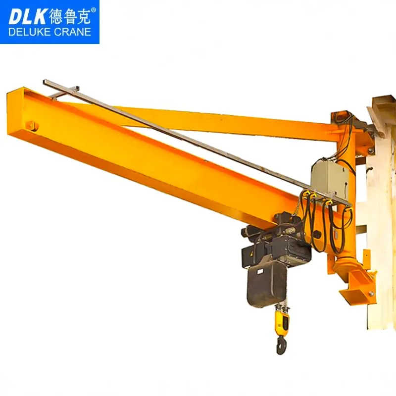 Heavy Duty Wall Mounted Jib Crane with 360 Degree Rotation for Factory Use