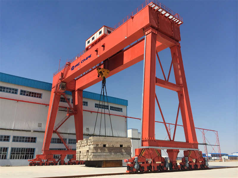 Customizable Double Girder Gantry Crane with Lifting Hook