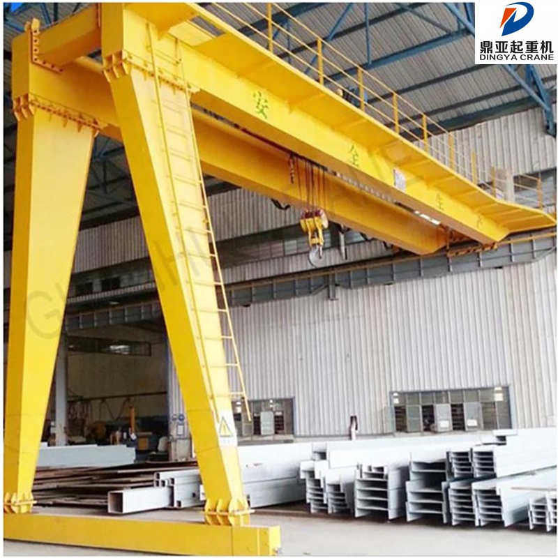 Single Girder Semi Gantry Crane with Rail Mounted System