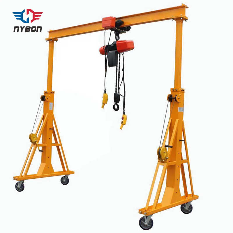 Light Duty Mini Gantry Crane with Manual Chain Hoist
