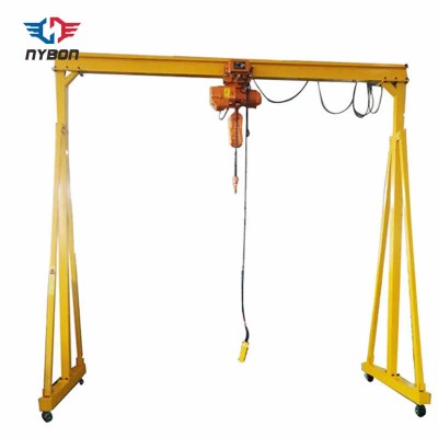 Compact Mini Gantry Crane with Quick Assembly Design