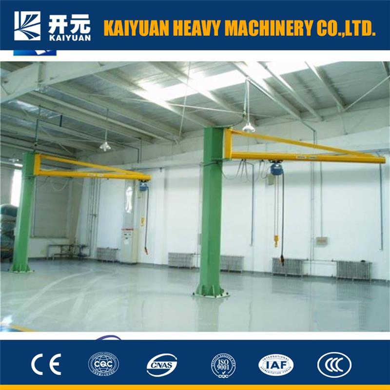 Electric Powered Column Jib Crane with Chain Hoist System