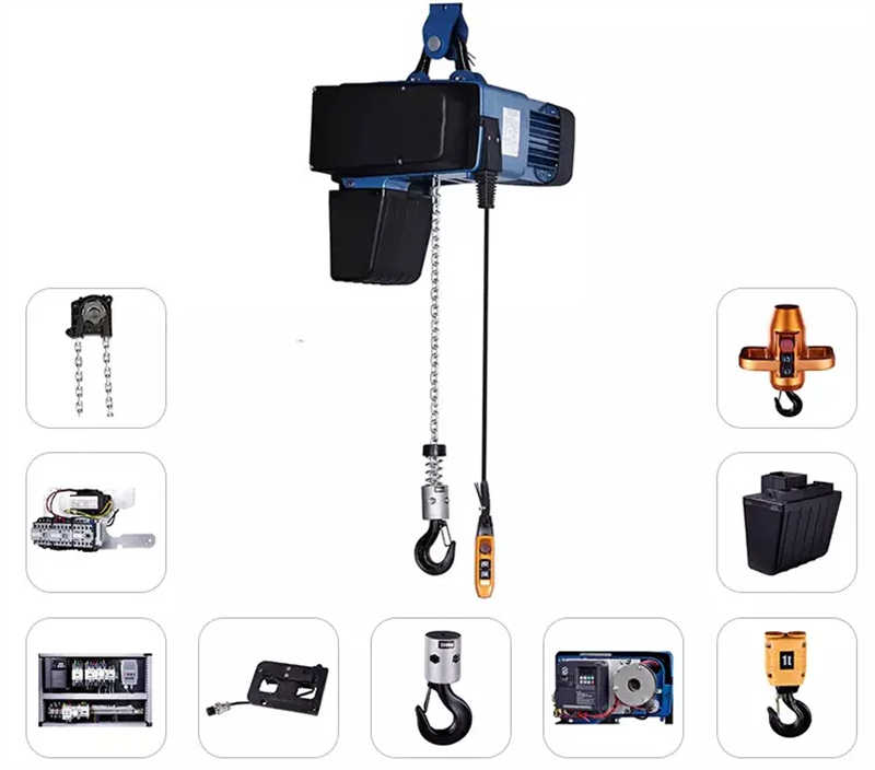 CE Certified HH European Type Electric Chain Hoist for Workshop