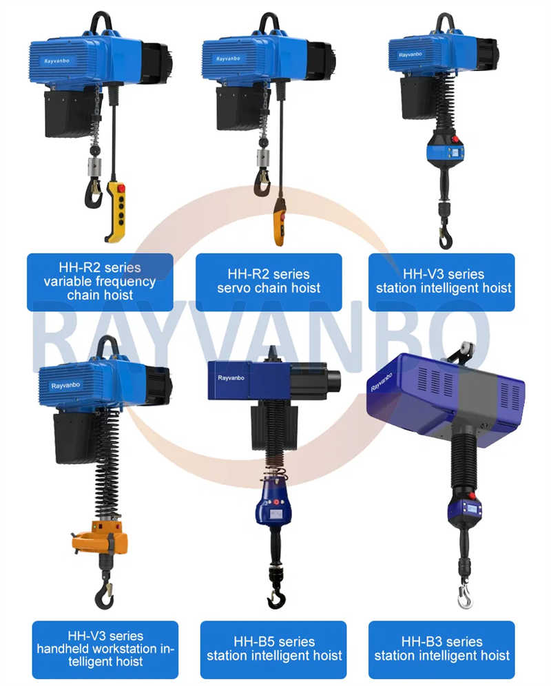 High Performance HH-R2 Variable Frequency Chain Hoist 1/12m/min Dual Speed