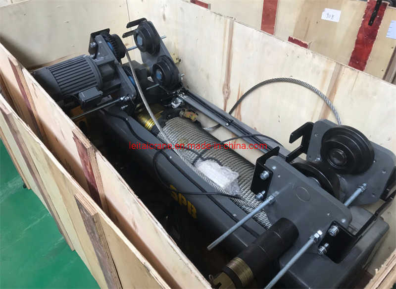 Electric Standard Room Monorail Hoist with Wire Rope for Material Handling