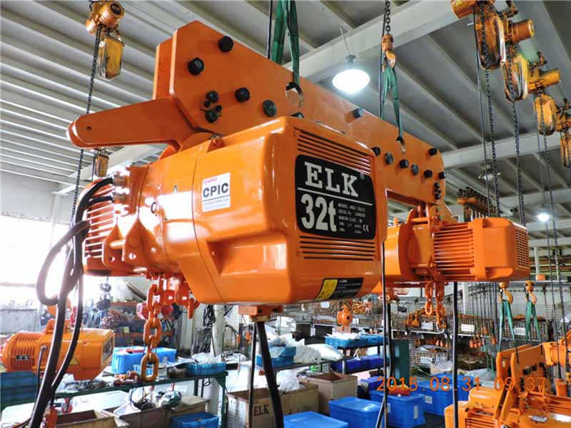 2 Ton Low Headroom Electric Hoist | Compact Trolley Type for Light Industrial