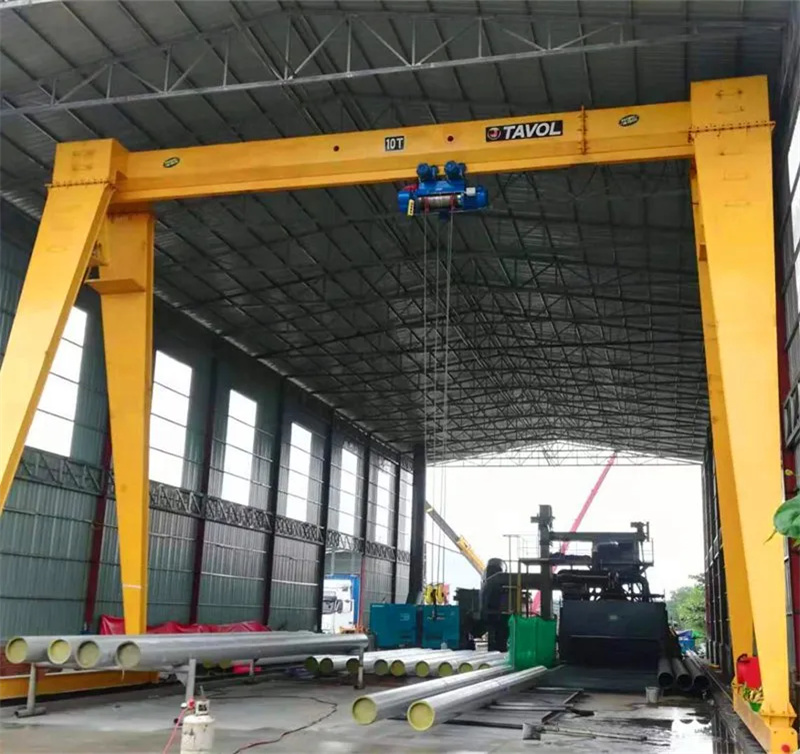Customizable Single Girder Gantry Crane Design | 10t to 25t Capacity