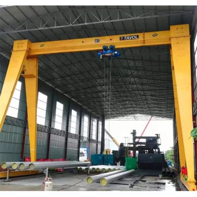 Customizable Single Girder Gantry Crane Design | 10t to 25t Capacity