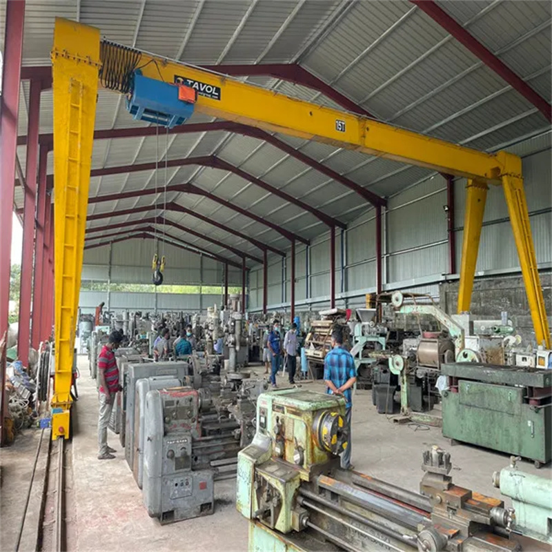 Construction Site Single Girder Gantry Crane for Concrete Panel Handling