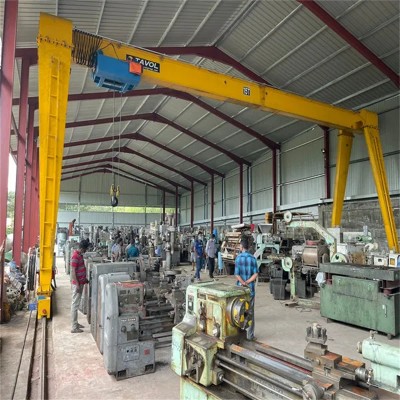 Electric Single Girder Gantry Crane with Wireless Remote Control