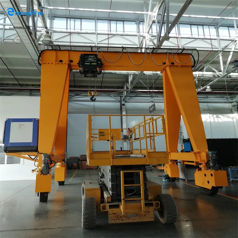 Lightweight Aluminum Mobile Gantry Crane for Indoor & Outdoor Use