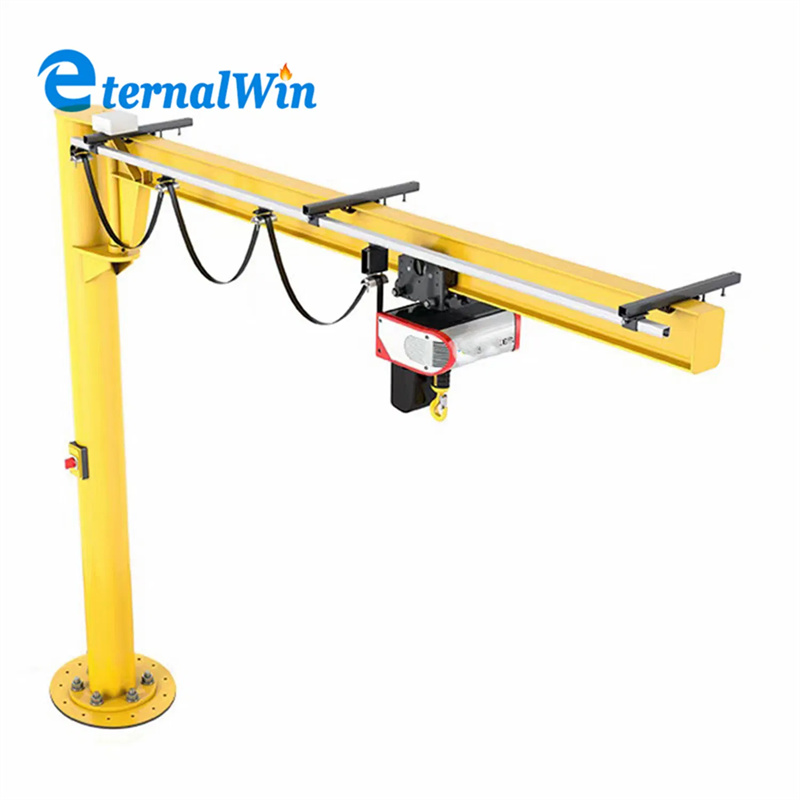 BZ Type Column Jib Crane | 360° Rotation & Floor Mounted Design