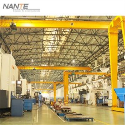 Indoor-Outdoor Material Handling Semi-Gantry Crane for Seamless Workflow