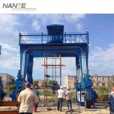 CE Certified Rubber-Tired Gantry | Full Electric Drive for Zero-Emission Port