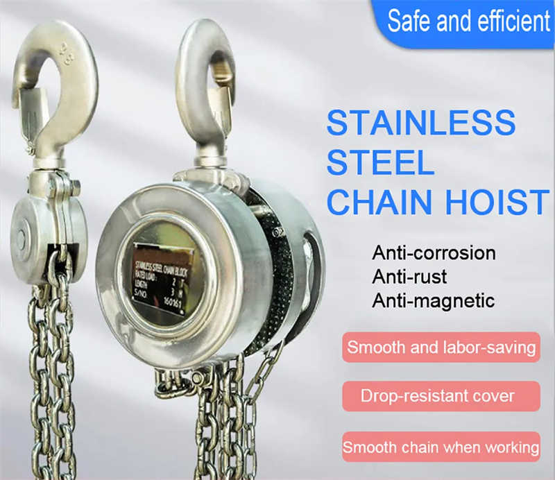 Corrosion-Resistant Stainless Steel Chain Hoist for Harsh Environments