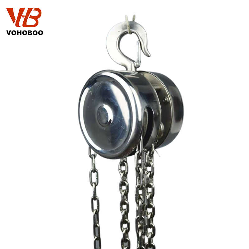 IP66 Rated Stainless Steel Chain Hoist - Water & Dust Proof for Outdoor Use