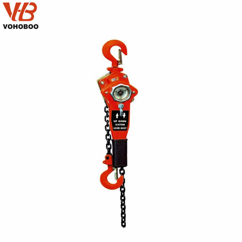 Industrial Grade Manual Lever Hoist - Forged Steel Hook and Load Chain