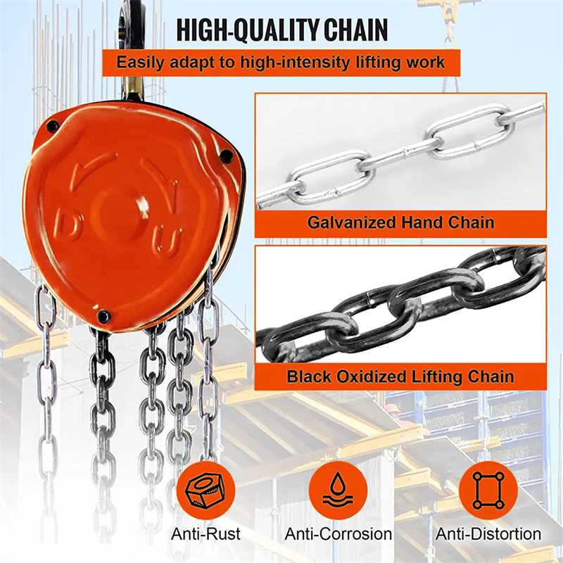 Wholesale Manual Chain Hoist - 0.5T to 30T Capacity Range for Industrial